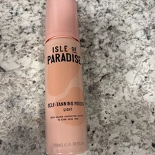 ISLE of PARADISE ~ Self-Tanning Mousse ~ Light Shade ~ 6.76 fl oz (200mL) ~ NEW!