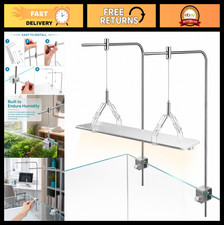 Adjustable Aluminum Alloy Fish Tank Light Holder - Anti-Rust LED Stand Kit for A