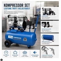 GüDe FlüSter Kompressor Airpower 150/8/24 Super Silent 49 Db Extrem Leise