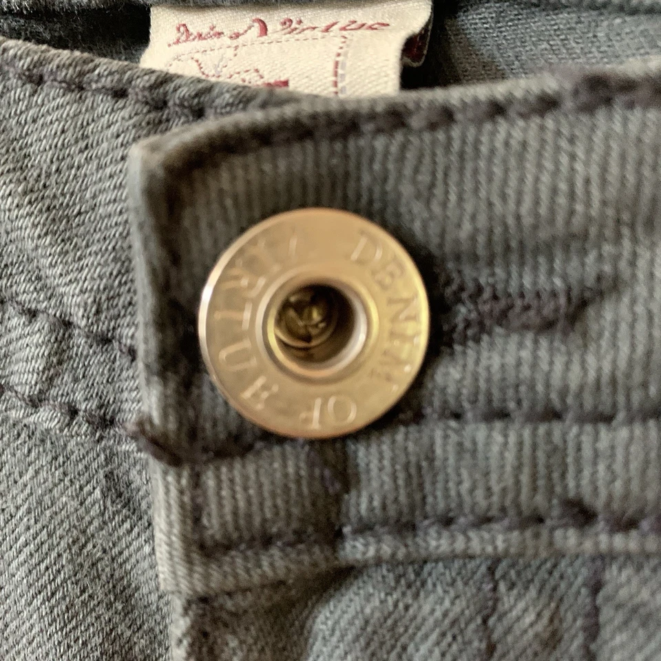 Denim Of Virtue Womens Gray Jeans Size 27 29” Waist 34” Inseam USA - Image 4 of 4