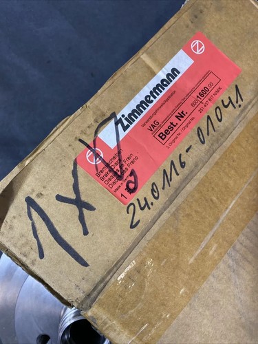 1x Zimmermann remschijven voor 260mm VW Transporter T3 Bus - Afbeelding 7 van 8