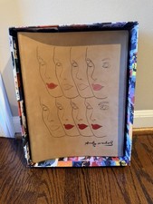 Andy Warhol diario in pelle volti femminili in scatola pop art edizione limitata