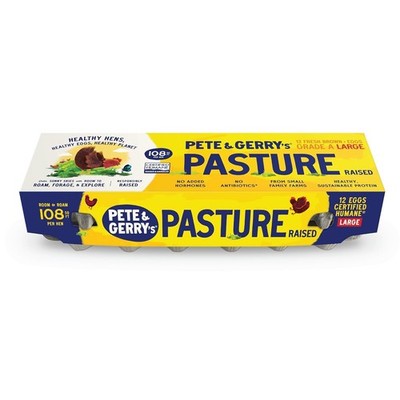 Pete & Gerrys Large Grade A Eggs, 12 CT