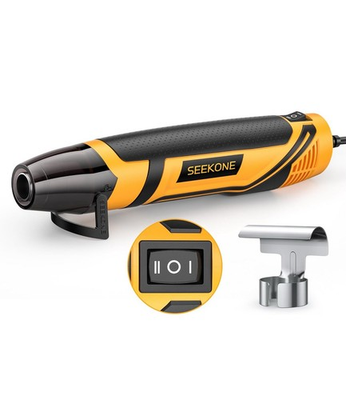 #ad SEEKONE Mini Heat Gun 350W 2 Temp Settings 500℉ amp; 842℉（260℃amp; 450℃ 4.9 Ft Long $15.29