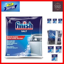 1kg Citrus-Scented Dishwasher Salt - Non-Residue Formula for Flawless Wash 10.99 per kilo