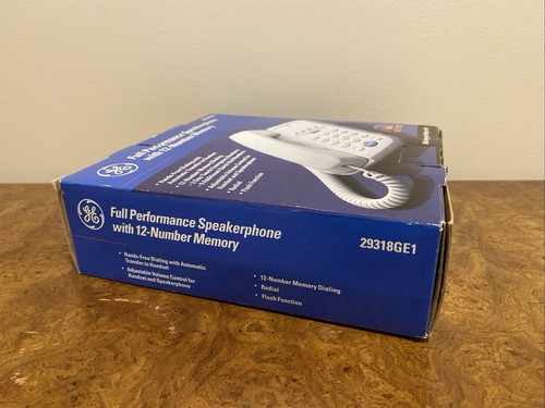 GE Memory Przewodowy telefon ścienny / biurkowy z głośnikiem Pamięć Telefon 29318GE1-A - Zdjęcie 4 z 6