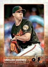 2015 Topps #157 Ubaldo Jimenez