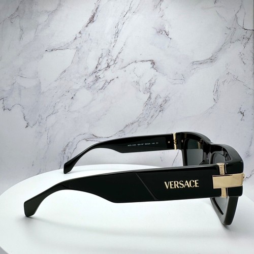 Occhiali da sole VERSACE nuovi 55 mm Dwayne Wade Collab. Quadrato limitato uomo VE4464 GB1/87 - Foto 4 di 16