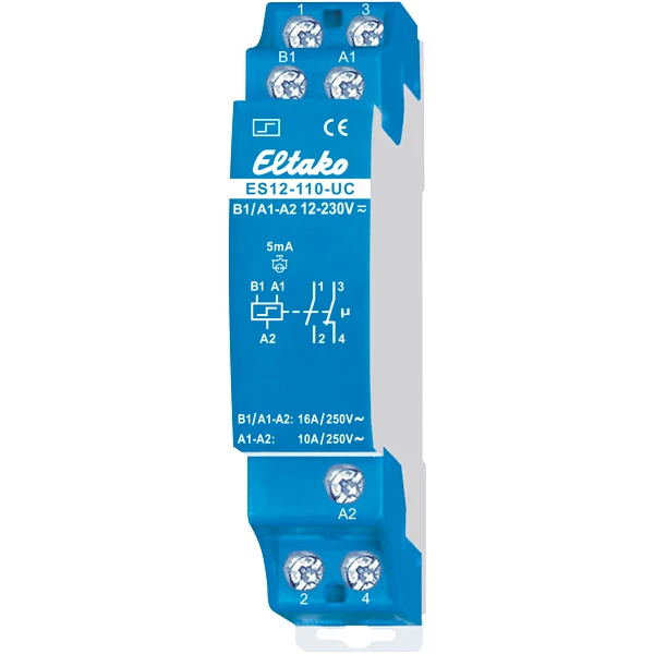 ELTALKO Eltako Stromstoßschalter ES12-110-UC - Universalspannung 1 Öffner 1 Schließer
