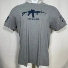 Grunt Style This Is A Tool I Am The Weapon Gray Blue T-Shirt Men's XL