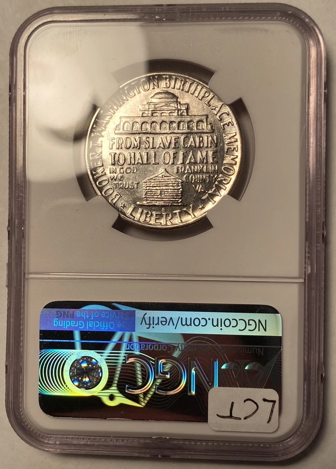 1951-S Booker T Washington Half Dollar NGC MS66PL Prooflike BTW - Image 3 of 4