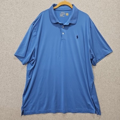 Polo Ralph Lauren Polo Shirt Mens XXL Blue Performance Moisture Wicking