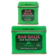 Vermont's Original Bag Balm Tin Utter Ointment 8 oz  1 oz Pack