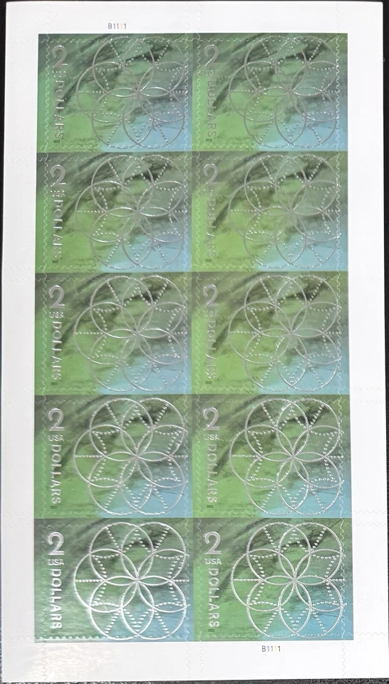 US Postage Stamps $300+High Values Under Face:Panes,Plate Blocks,all differents - Image 3 of 4