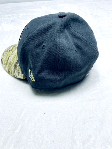 Rare New England Patriots Hat Cap 7 3/8 Fitted Camo NFL NewEra Salute to Service - Picture 6 of 12