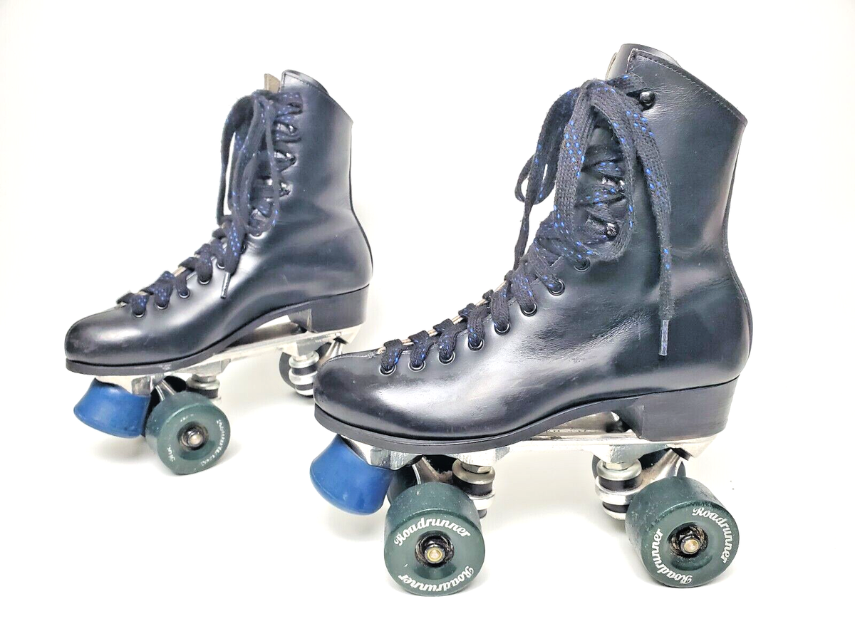Vintage Riedell 220 by Red Wing Black Leather Ice Figure Skates