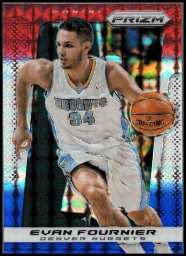 2013-14 Panini Prizm Prizms Red White and Blue Mosaic #115 Evan Fournier - NM-MT - Picture 1 of 1