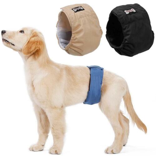 Washable Male Dog Belly Band Wrap Waterproof Male Pet Diapers  - Picture 1 of 11