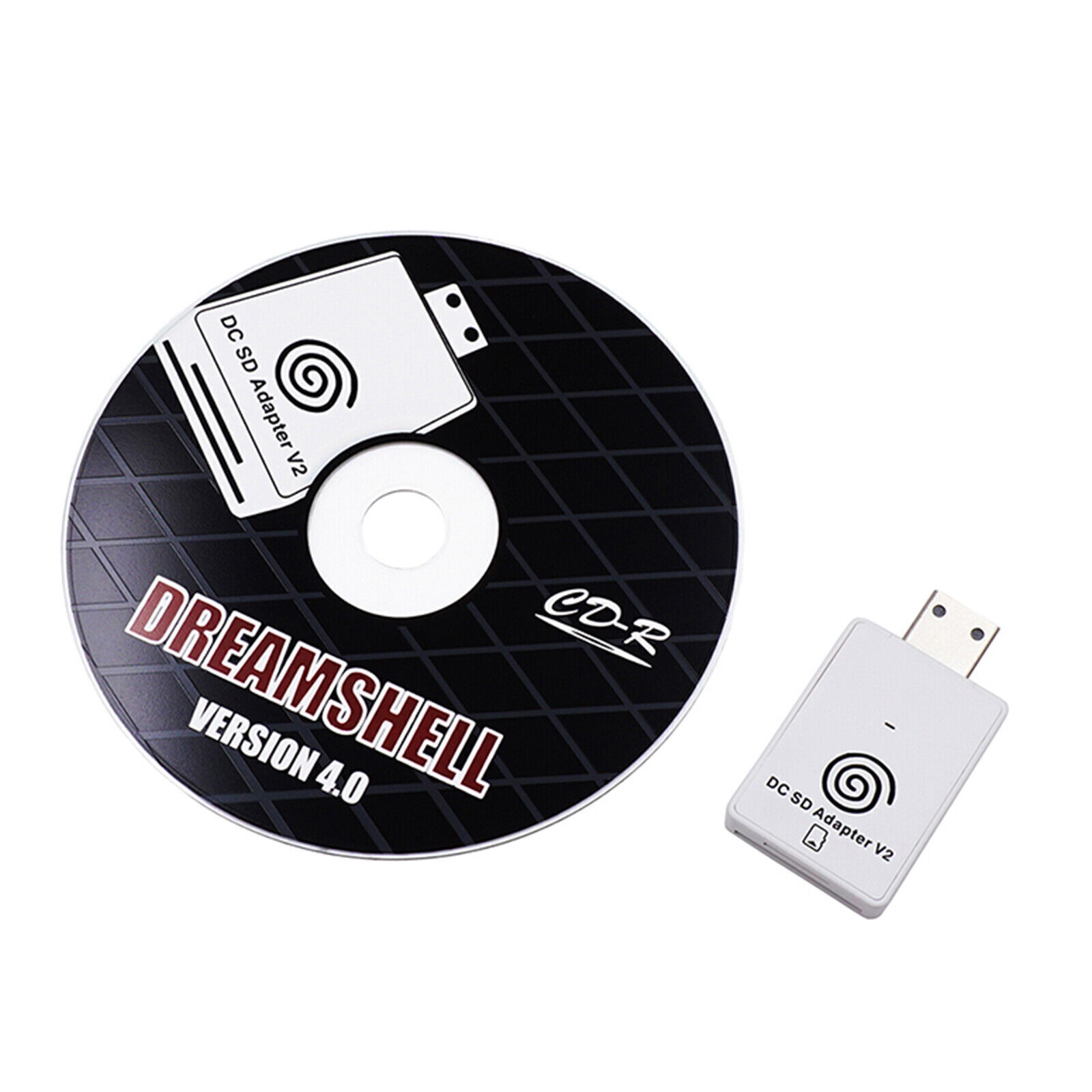 SD Card Reader Adapter with CD for Dreamcast Dreamshell V4.0 Host Game Machine-image