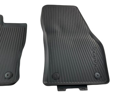 Original Skoda KAROQ Fußmatten-Set – 5-teilig, Gummi Allwetter, Grau, Mit Logo, Perfekt Für Vorne, Mitte & Hinten