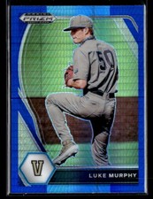 2021 Panini Prizm Draft Picks #PDP110 Luke Murphy Hyper Blue/Carolina Blue Prizm
