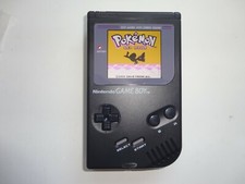 modded black Nintendo DMG-01 GameBoy W/ IPS v4 Backlit LCD Screen Game Boy
