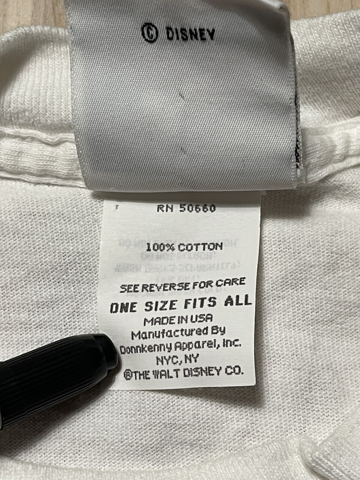 Vintage Mickey Mouse Dancing Shadow SS Shirt Bin 1 - image 4