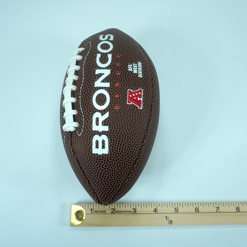 Denver Broncos NFL Mini Football 9 Inches AFC West Kids Ball Toy - Picture 4 of 5