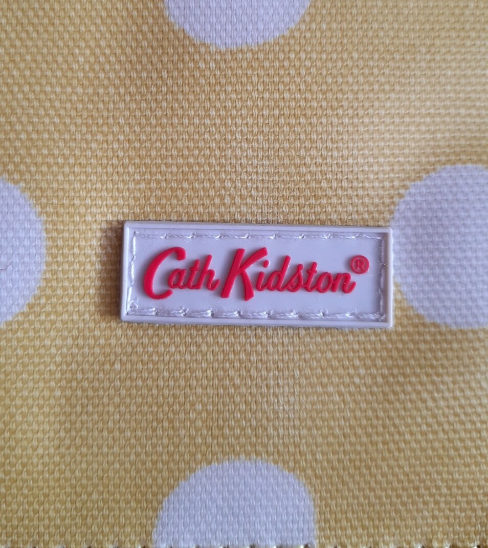 Cath+Kidston+Oil+Cloth+Yellow+Button+Spot+Travel+Document+Wallet