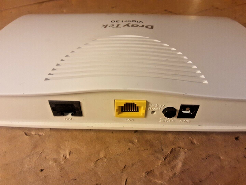 DrayTek Vigor 130 (FTTC/BT Infinity) VDSL2/ADSL2+ Gigabit Ethernet Modem, OHNE NETZTEIL - Bild 5 von 7