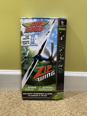 Air Hogs Zip Wing Battery Powered Glider 20061188 (New)