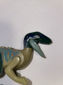 Lego Jurassic World 75917 Raptor Rampage Blue Velociraptor Dinosaur Dark Green.