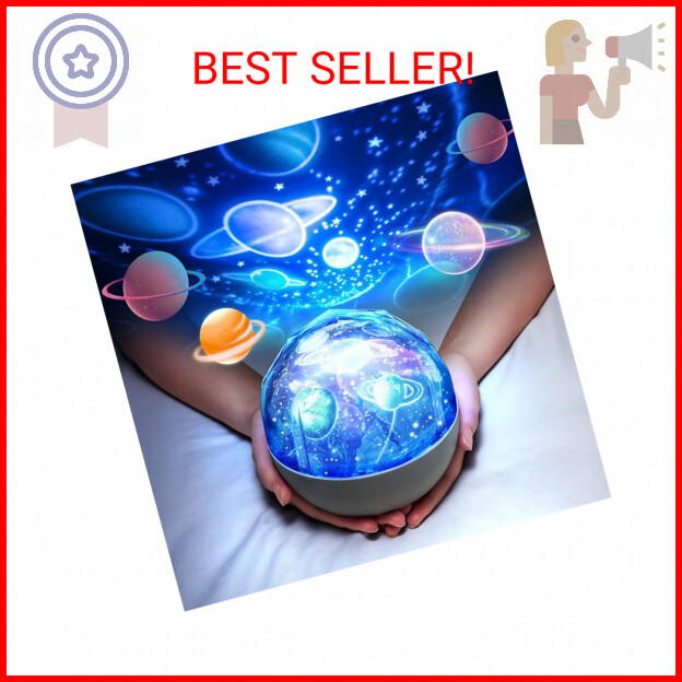 プロジェクター STAR Classic Solar System Galaxy Projector, 12 in 1 Planetarium Star Projector Realistic