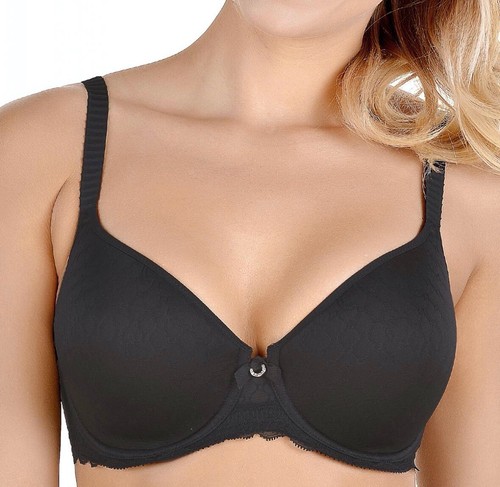 Reggiseno Chantelle C Chic Sexy Nero Taglia 40B Imbottito Distanziatore Multiway T-Shirt 3585 Nuovo - Foto 4 di 12