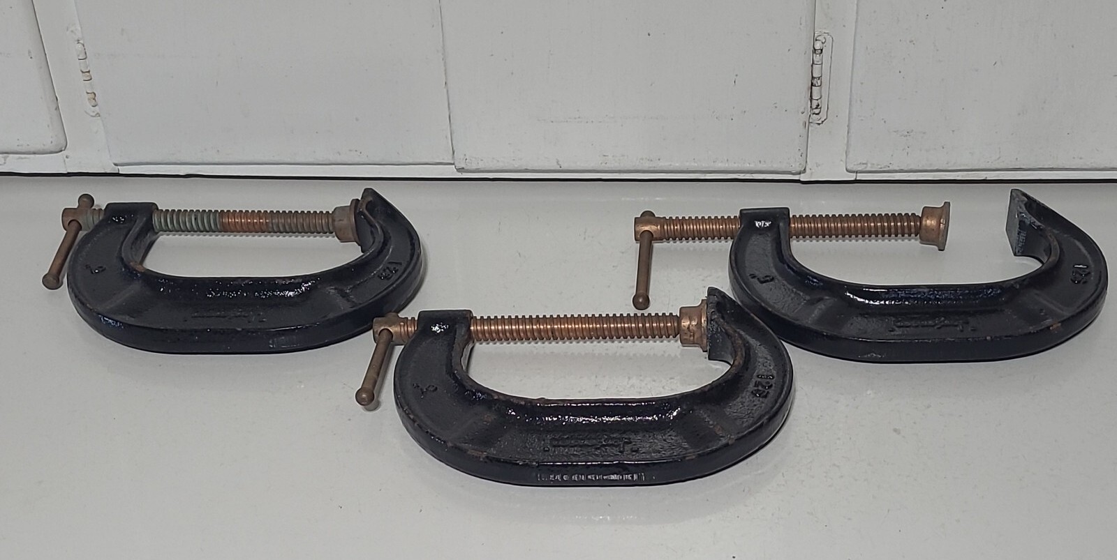 C Clamps 125 Style, 5" Lot of 3 Heavy Duty Tools. USA MADE eBay