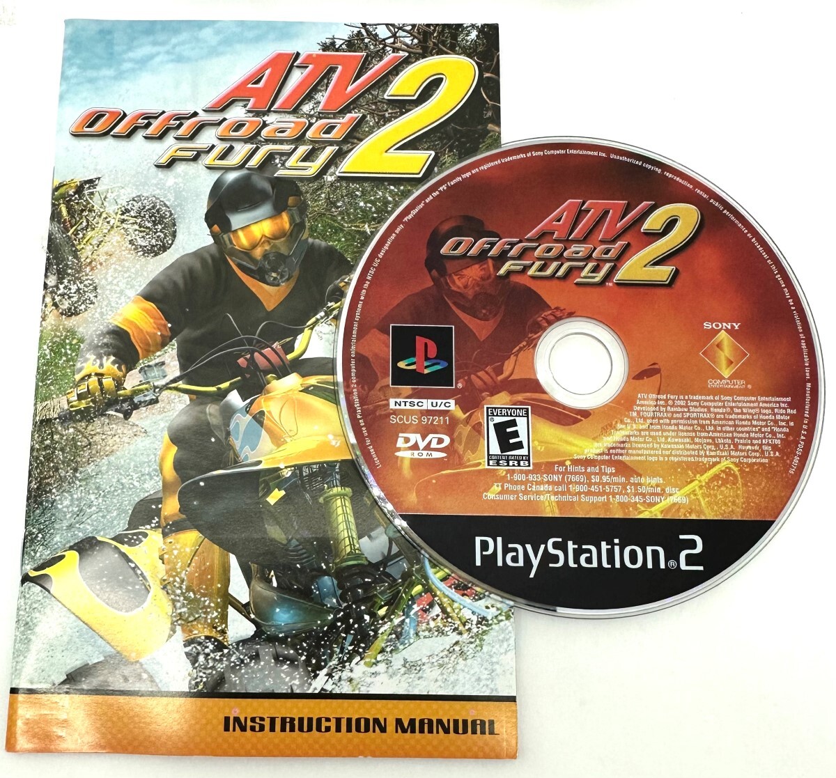 ATV Offroad Fury 2 for the Sony PlayStation 2 PS2 Complete