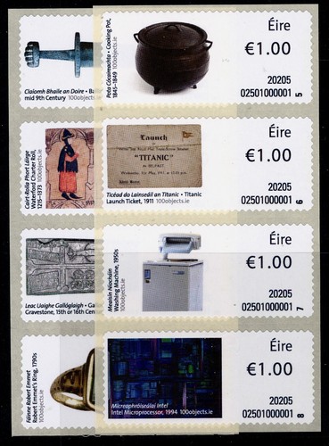 IRELAND QEII NH MINT MACHINE LABELS. 2010-17 SG1M5a-M86. CHOOSE FROM LIST. - Picture 21 of 38