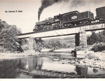 Biloxi Blues Star S&A 4-6-2 #200 Crosses Frog Bayou Creek Bridge Vtg Mag Excerpt