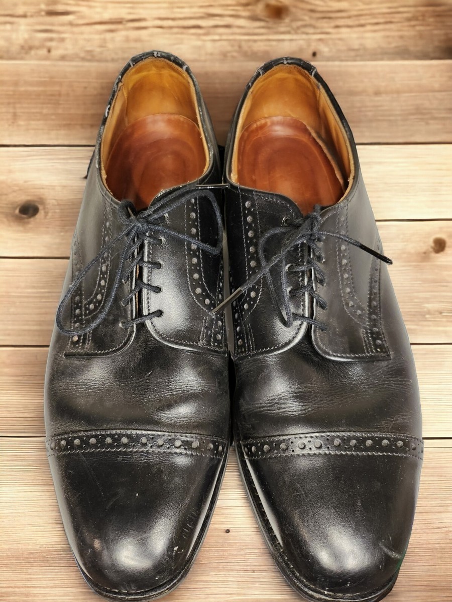 Allen Edmonds Leather Cap Toe Port Washington Oxford Dress  display picture 2