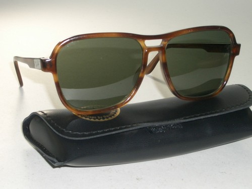 CIRCA 1960's B&L RAY BAN G15 UV TORTOISE STATESIDE TRADITIONALS SUNGASSES w/CASE - Picture 4 of 12