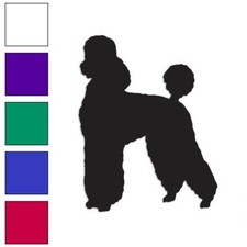 Poodle Dog Breed, Vinyl Decal Sticker, Multiple Colors  Sizes 1995