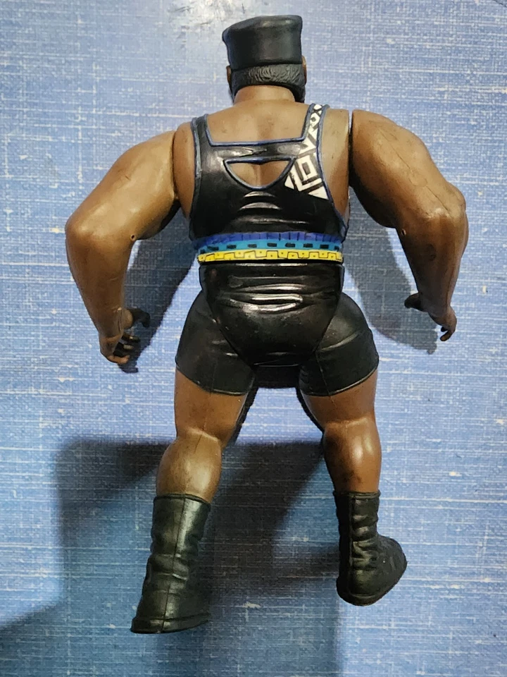 Figura de acción Jakks Pacific Titan Sports Mark Henry 1998 WWE WWF de colección Foto 2 de 3