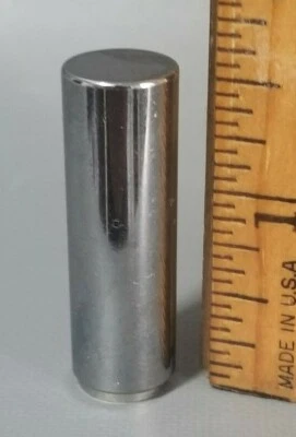 Mid-Century Modern New Old Stock Brass Chromed Cylinder Lamp finial 1.5'' #JB2