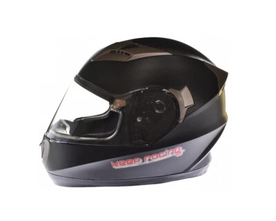 keep-racing® Motorsporthelm AIR, Karthelm, Größe XS-XL, mattschwarz, ECE / 22-05