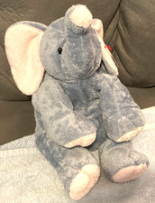 TY Pluffies-2002 WINKS-Blue/Pink Elephant w/TyLux-9" -MWMT BRAND NEW-Now Vintage