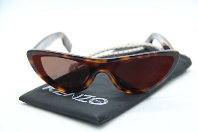 Authentic Kenzo Brown Cat Eye Sunglasses Kenzo Cat-Eye Mirrored Sunglasses - Neutrals Sunglasses  main image 4