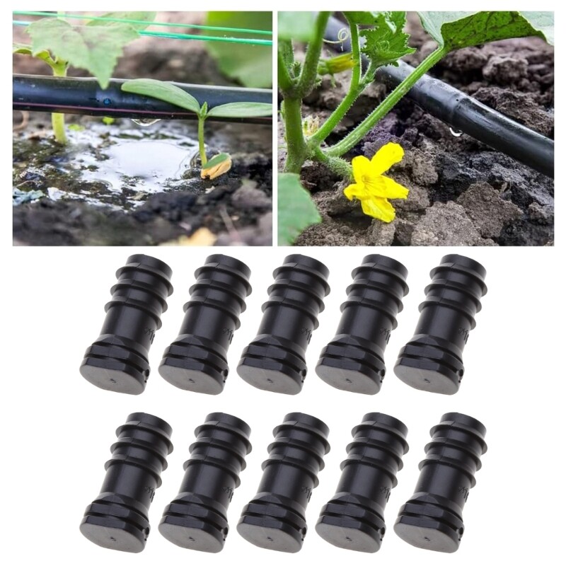 10Pieces Drip Irrigation End Plug Tube 16mm Drip Tubing Closure Goof
