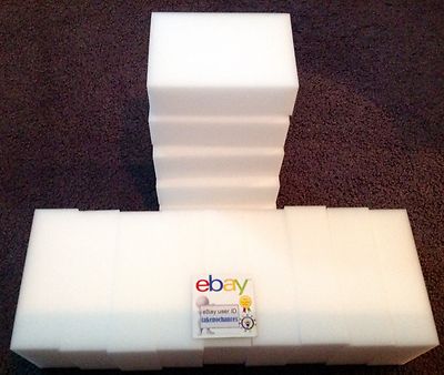 160 Pack Extra Large 1-1/4'' Melamine Sponge Eraser Foam - Works Like Magic!