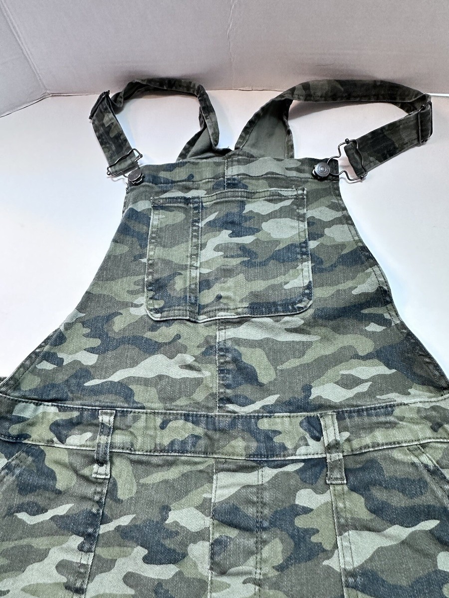 Bib Overalls Overall Skirt Camo NO BO No Boundaries Women