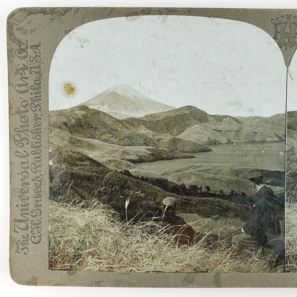 Mount Fuji Honshu Japan Stereoview c1902 Graves Fujiyama Japanese